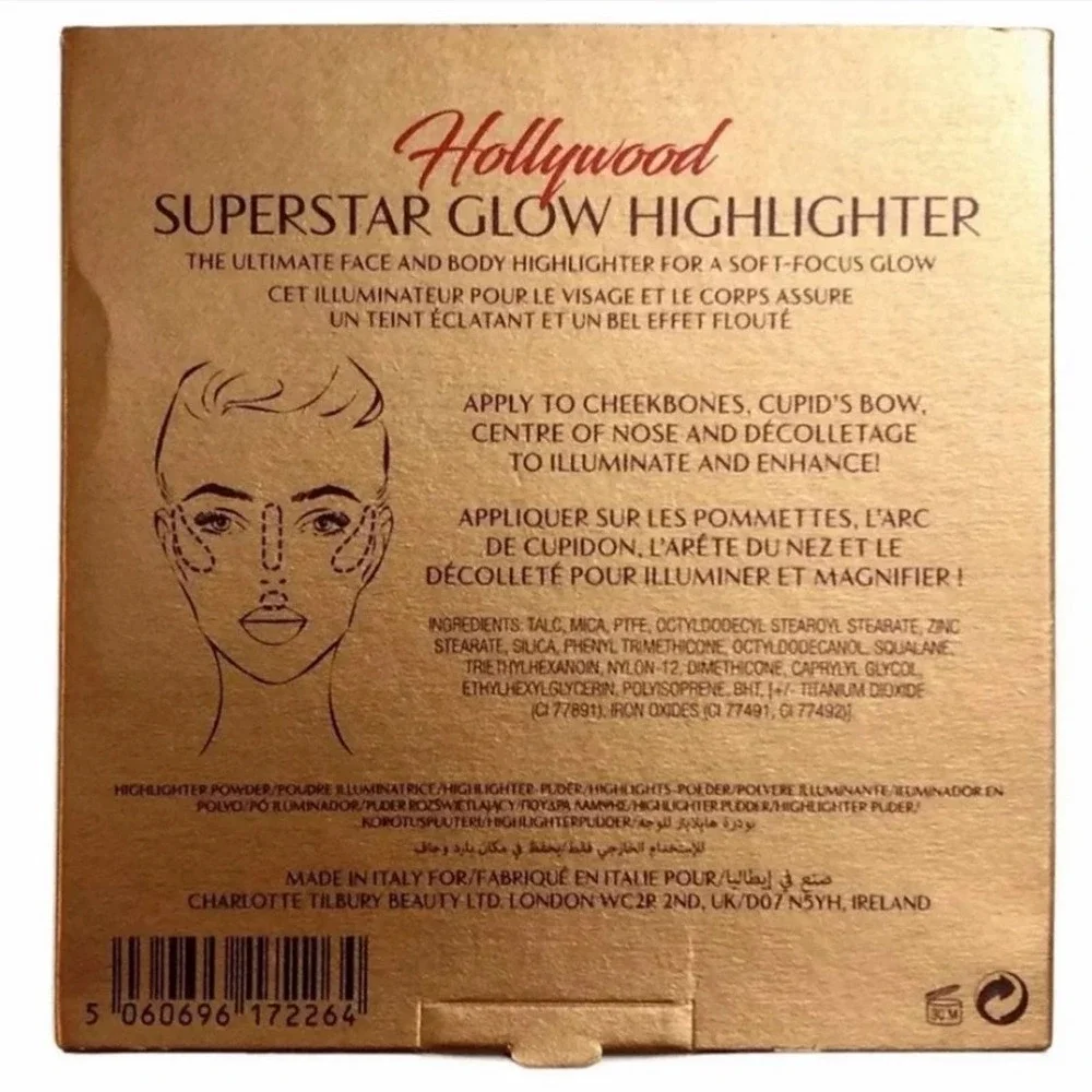 NIB Charlotte Tilbury Limited Edition Hollywood Superstar Glow Highlighter - Picture 12 of 12